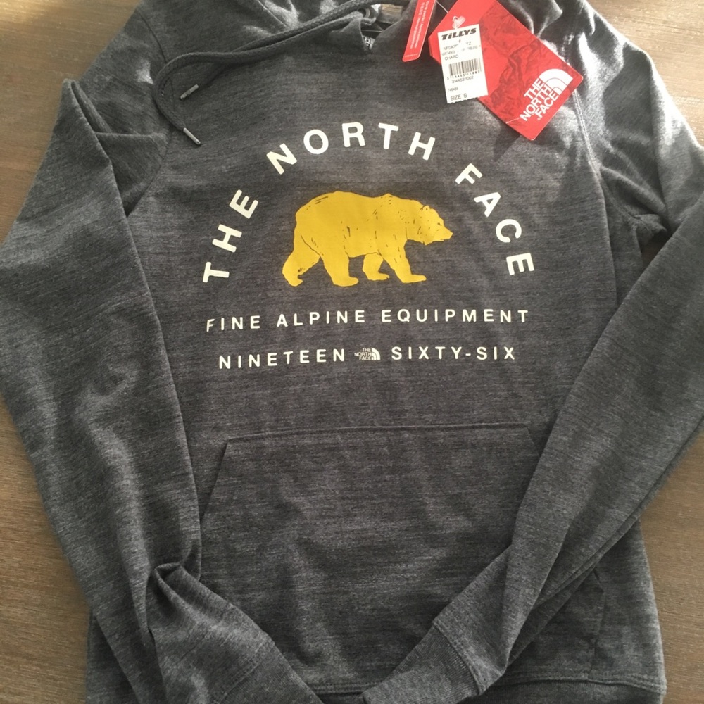 North Face sweatshirt